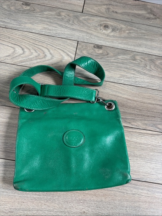 Roots Handbags - Roots Green Leather Crossbody Bag